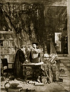 El alquimista, ilustración de 