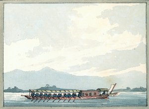 Barco chino Man of War de William Ffarington