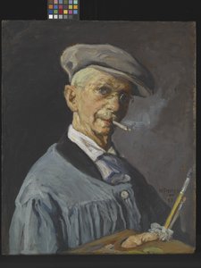 El hombre pintor (óleo sobre lienzo) de William Forsyth