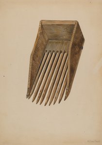 Cuchara para cosechar arándanos, c. 1942 de William Frank