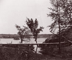Fuerte Darling. Batería enmascarada y obstrucción en el río James de William Frank Browne
