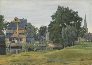 Molino de Houghton, cerca de St Ives, Huntingdonshire, 1889