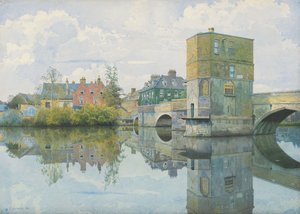 El puente en St Ives, 1903 de William Fraser Garden