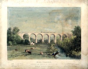 Nidd Viaduct, Leeds and Thirsk Railway, near Knaresbro