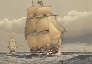 Navío de línea de 74 cañones, alrededor de 1794