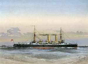 HMS Blenheim, crucero de primera clase de la Royal Navy de William Frederick Mitchell