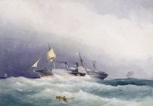 El buque de vapor 