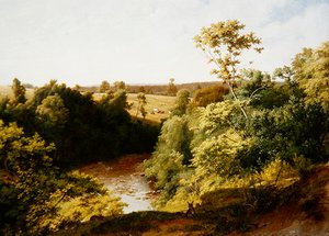 Una madriguera junto al río/En el Greta de William Frederick Witherington