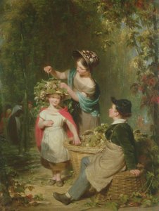 La Guirnalda de Lúpulo, 1834 de William Frederick Witherington