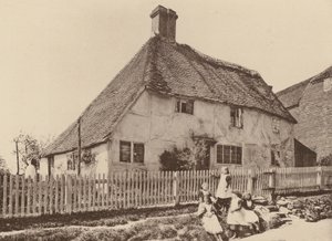 En Burwash, Sussex (foto en blanco y negro) de William Galsworthy Davie
