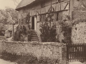 En Houghton, West Sussex (foto en blanco y negro) de William Galsworthy Davie