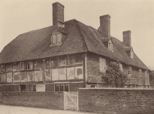 En Northbridge Street, cerca de Robertsbridge, Sussex (foto en blanco y negro) de William Galsworthy Davie