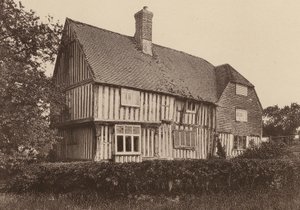En Strawberry Hole, Northiam, Sussex (foto en blanco y negro) de William Galsworthy Davie