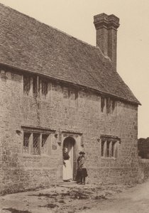 Bean Lodge, New Grove Lane, cerca de Petworth, Sussex (foto en blanco y negro) de William Galsworthy Davie