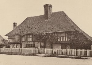 Bell Farm House, Harrietsham, Kent (foto en blanco y negro) de William Galsworthy Davie