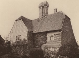 Collins Farm, Sissinghurst, Kent (foto en blanco y negro) de William Galsworthy Davie