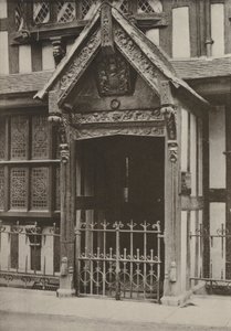 Puerta, Guildhall de los Carniceros, Hereford de William Galsworthy Davie
