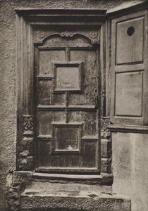 Puerta, Calle Looe, Plymouth (foto en blanco y negro) de William Galsworthy Davie