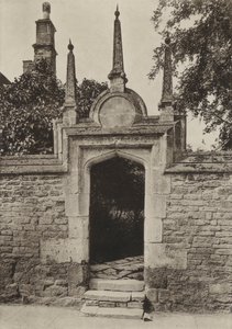 Puerta, Paynis Almshouses, Oundle de William Galsworthy Davie