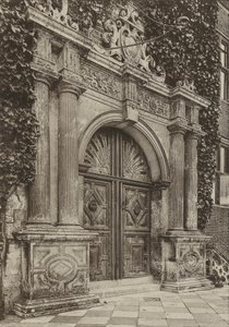 Puerta, La Puerta Norte, Hatfield House, Herts de William Galsworthy Davie