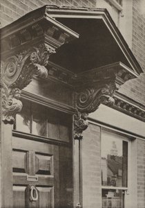 Puerta, Uxbridge, Middlesex (foto en blanco y negro) de William Galsworthy Davie