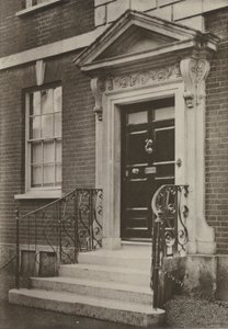 Puerta, Wimborne, Dorset (foto en b/n) de William Galsworthy Davie