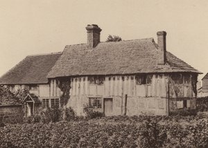 Granja Great Daux, Billingshurst, West Sussex (foto en blanco y negro) de William Galsworthy Davie