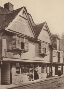 En North Lane, Canterbury, Kent (foto en blanco y negro) de William Galsworthy Davie