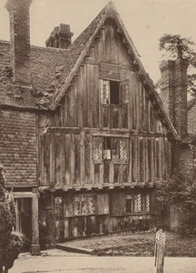 En el cementerio de Penshurst, Kent (foto en blanco y negro) de William Galsworthy Davie