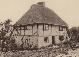 Rose Cottage, Pulborough, West Sussex (foto en blanco y negro) de William Galsworthy Davie