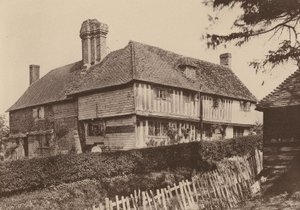 Smugley Farm, Goudhurst, Kent (foto en blanco y negro) de William Galsworthy Davie