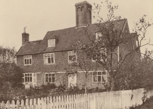Granja Swiggshole, Horsmonden, Kent (foto en blanco y negro) de William Galsworthy Davie