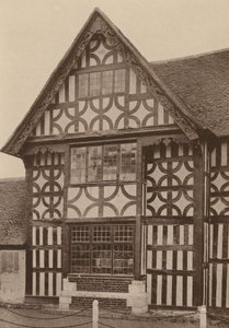 "The Middle House", Mayfield, Sussex, fechada en 1575 (foto en blanco y negro)