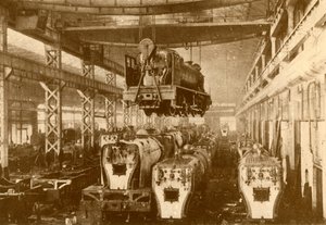 En el Taller de Montaje, c1930