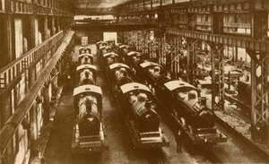 Locomotoras listas para el envío al extranjero, c1930 de William George Armstrong