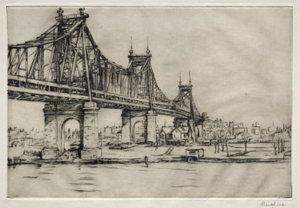 Puente de Queensboro, Nueva York de William George Reindel
