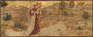 La parábola de la oveja perdida, c.1884 (Óleo sobre lienzo)