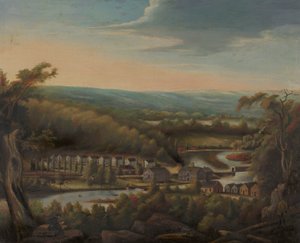 The Eli Whitney Gun Factory, verso: Blacksmith Herrando Caballo de William Giles Munson