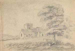 Vista de la iglesia de Boldre