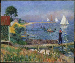 Bañistas en Bellport de William Glackens