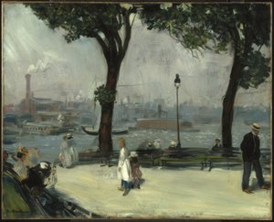 Parque East River de William Glackens