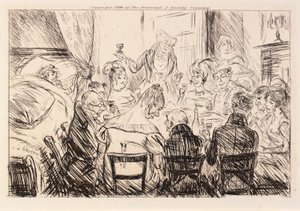 Sólo se oía el ruido de platos y tenedores de William Glackens