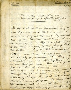 Manuscrito del Sermón No. 159 por William Greenleaf Eliot, 15 de abril de 1838 de William Greenleaf Eliot