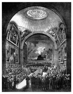 Cámara del Consejo Común, Guildhall, Ciudad de Londres de William Griggs