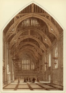 Interior del Guildhall, Ciudad de Londres, 1886 de William Griggs