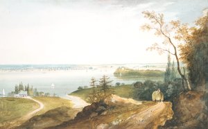 Nueva York desde Weehawk, ca. 1820-23 de William Guy Wall