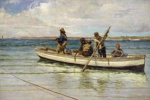 Recogiendo la pesca de William H. Bartlett