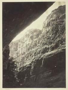 Cañón de Kanab Wash, Río Colorado, mirando al sur, 1872 de William H. Bell