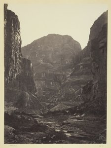 Cañón de Kanab Wash, Río Colorado, mirando al sur, 1872