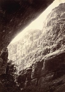 Cañón de Kanab Wash, mirando al sur, 1872